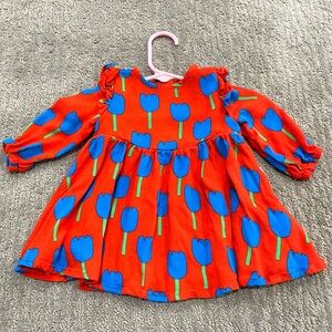 Stella McCartney Kids girls red tulip dress